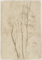Verso: Sketch of a Pair of Legs